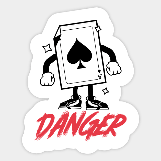 Ace Of Spades Sticker by MONMON-75